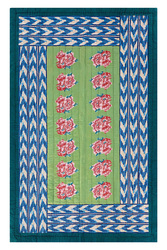 reversible quilt 180x270cm--nina rose mint