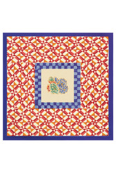 telo cotone 110x110cm--positano red tiles