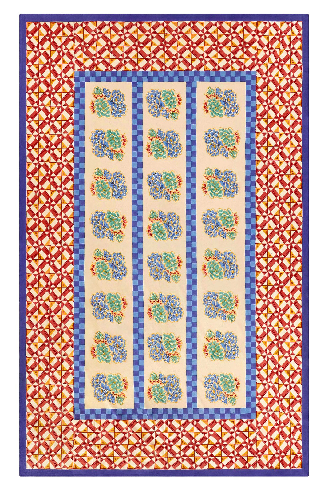 telo cotone 180x270cm--positano red tiles