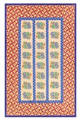 telo cotone 180x270cm--positano red tiles