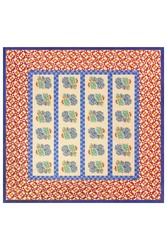 telo cotone 220x220cm--positano red tiles