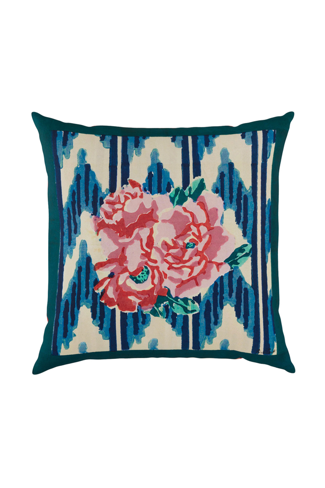 cotton cushion cover 45x45cm--nina rose mint