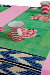 cotton runner 50x150cm--nina rose mint