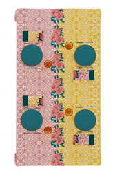 telo cotone 220x350cm--dam dam lilac gold