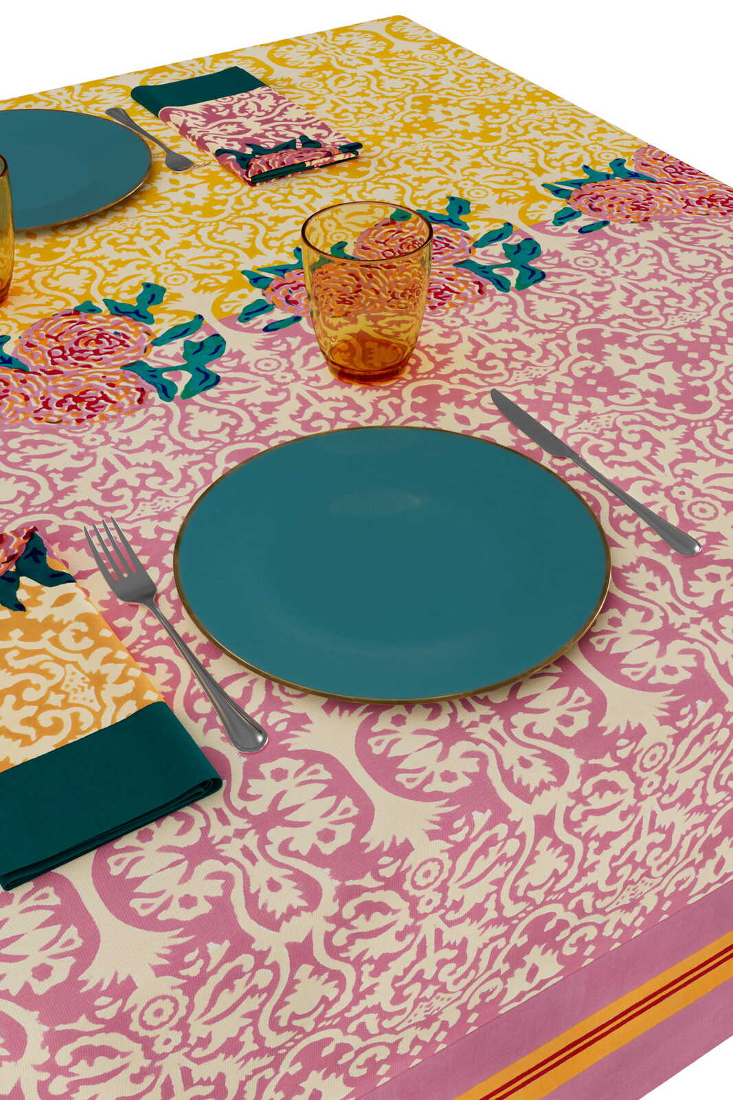 telo cotone 220x350cm--dam dam lilac gold