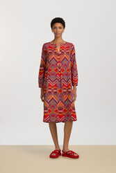 abito madhu--mathura ikat sugar red