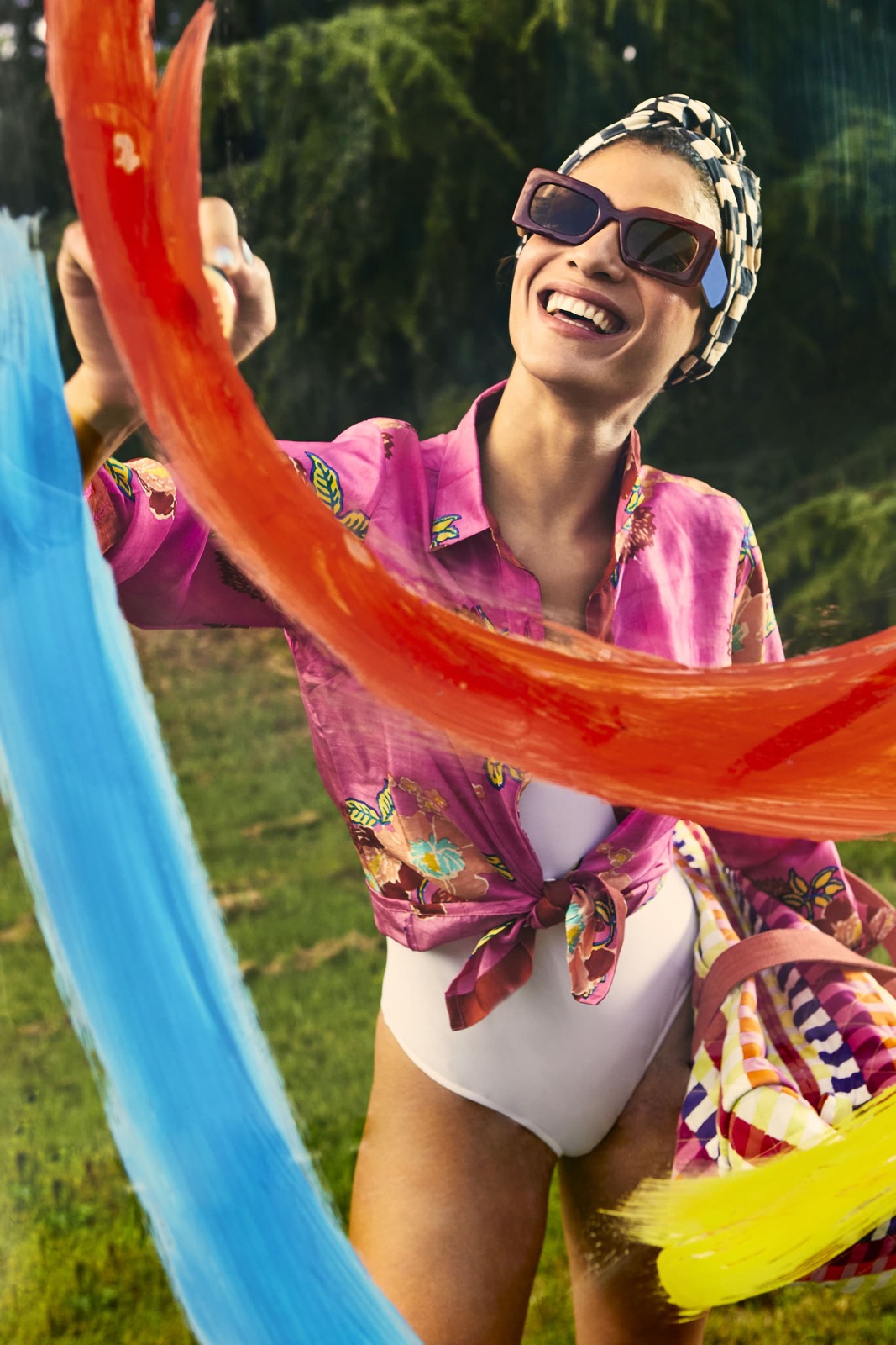 camicia bella--dandelion fuxia