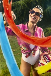 camicia bella--dandelion fuxia