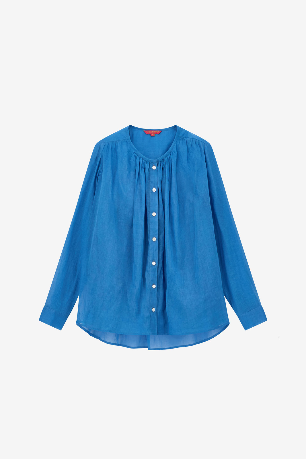 ginger shirt--pervinch sugar