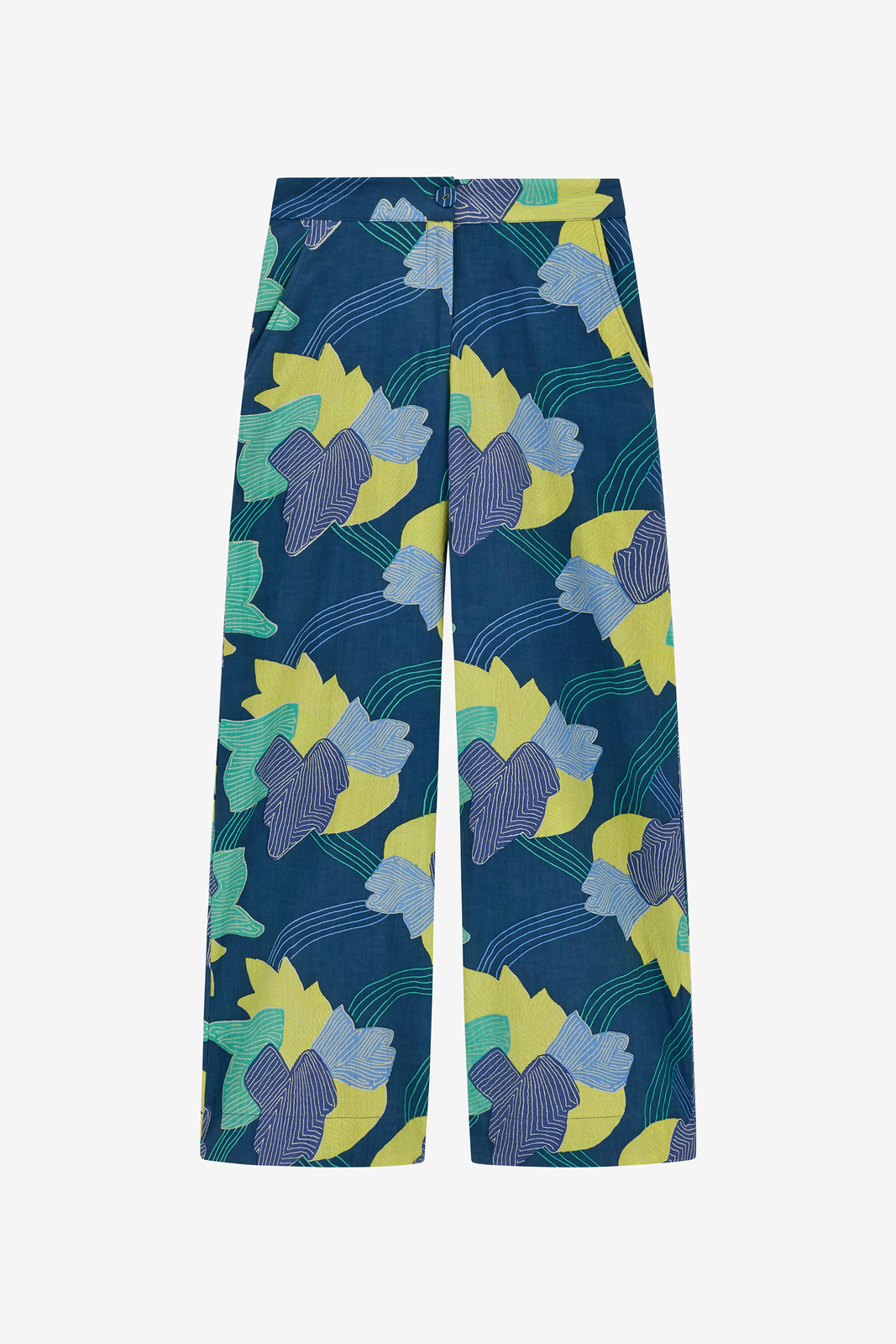 myanmar pant--akira dark teal