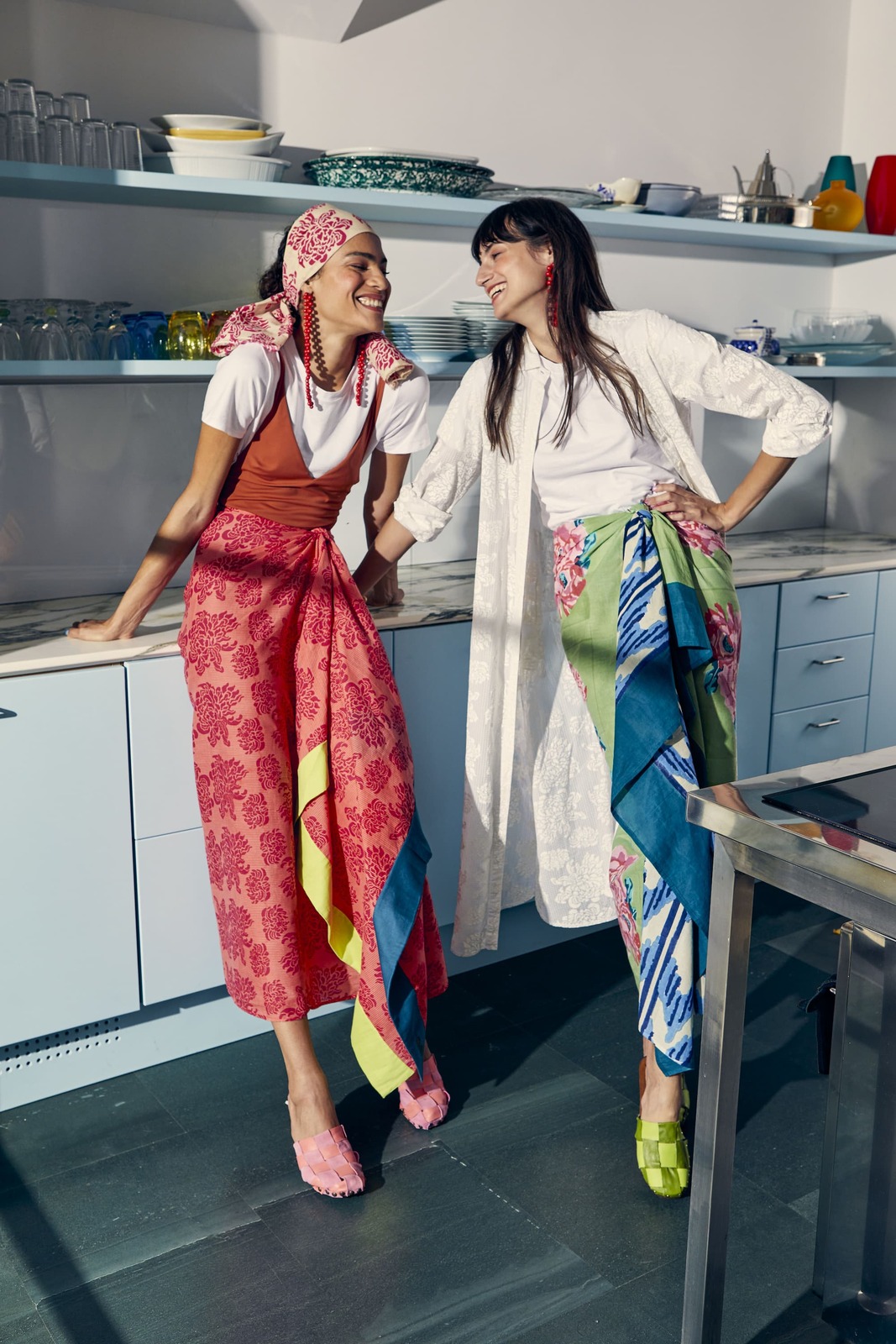 sarong--nina's rose mint