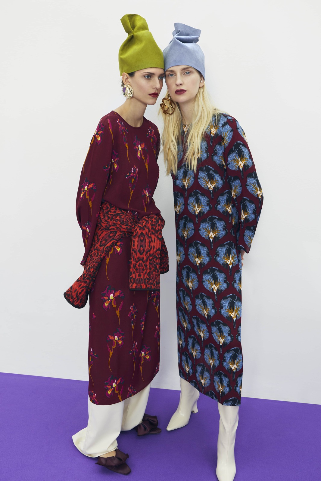 amla dress--kaori dark ruby red