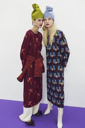 amla dress--kaori dark ruby red