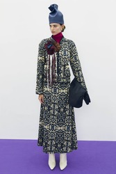 haridwari jacket--kasuri ikat ivory