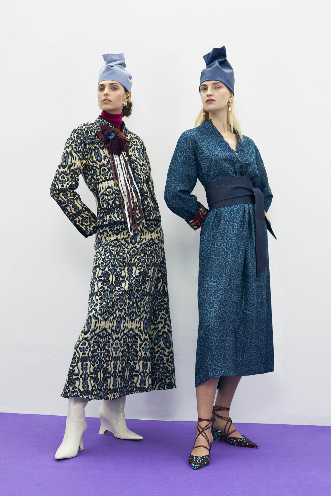 radha kaftan--spiral payne