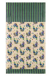 shawl silk 100x200--ginza bouquet ivory