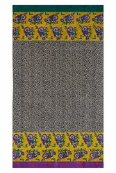 scialle in seta 100x200cm--orihime spiral black