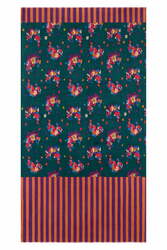 stole wool silk 100x200cm--ginza bouquet forest