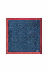 pochette square 50x50 habutai silk--spiral pervinch