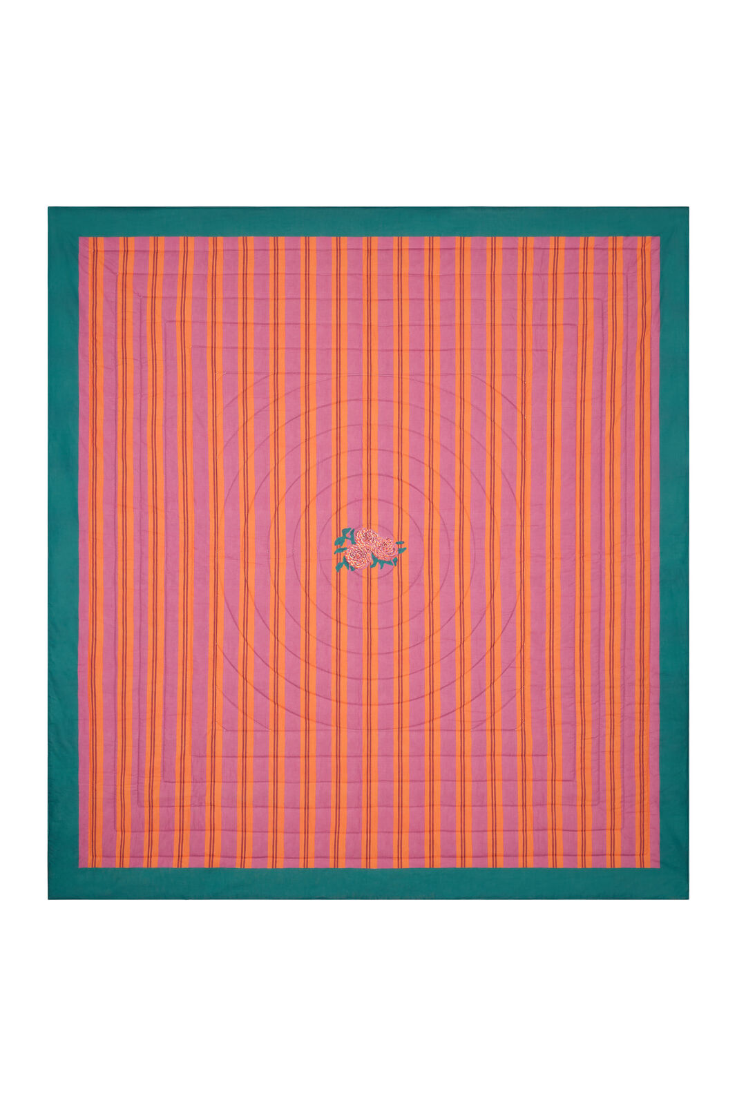 reversible quilt 250x270cm --dam dam lilac gold