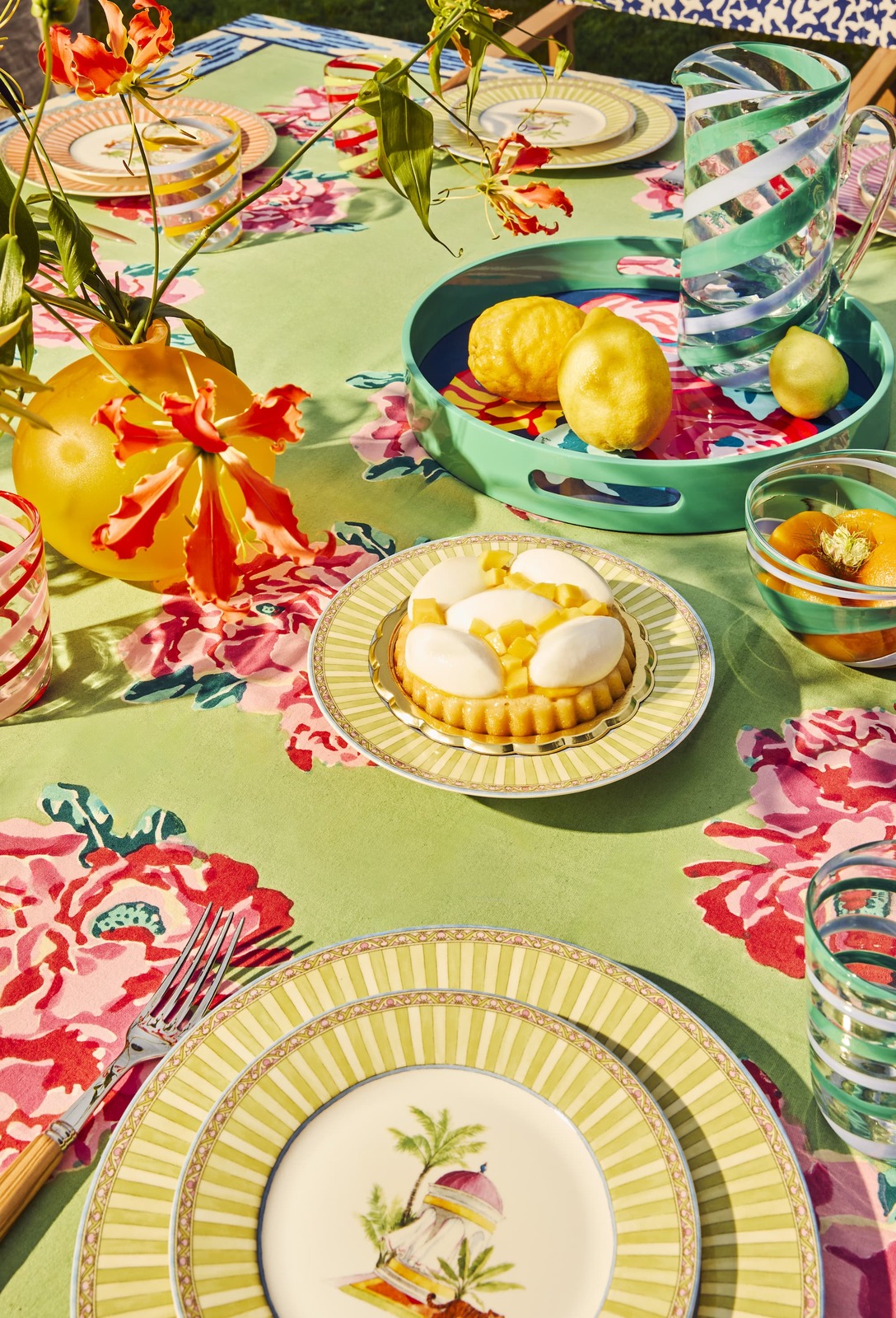 cotton cloth 180x270cm--nina rose mint