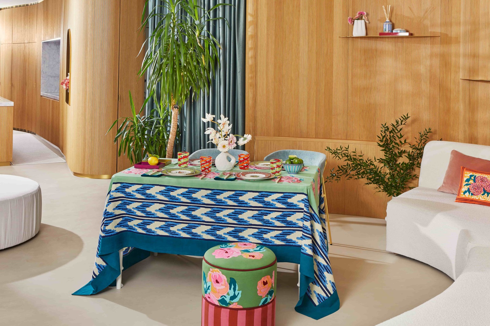 cotton cloth 220x350cm--nina rose mint