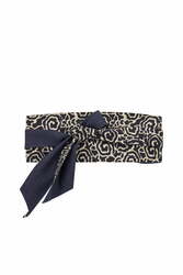 calcutta belt denim silk--spiral black