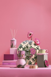 diffuser set--sariska pink