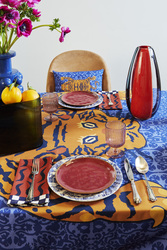 telo cotone 180x350cm--tibetan tiger celeste blue