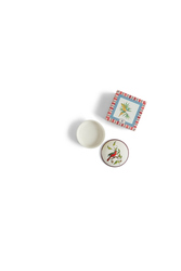 portagioie in porcellana--jungle parrot green 