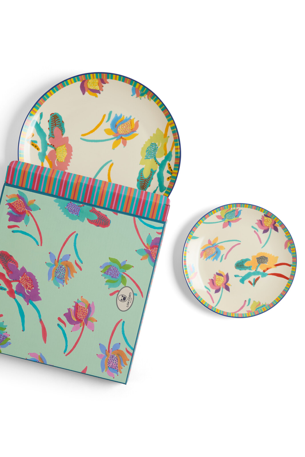 set di 2 piatti in porcellana--japanese cream 