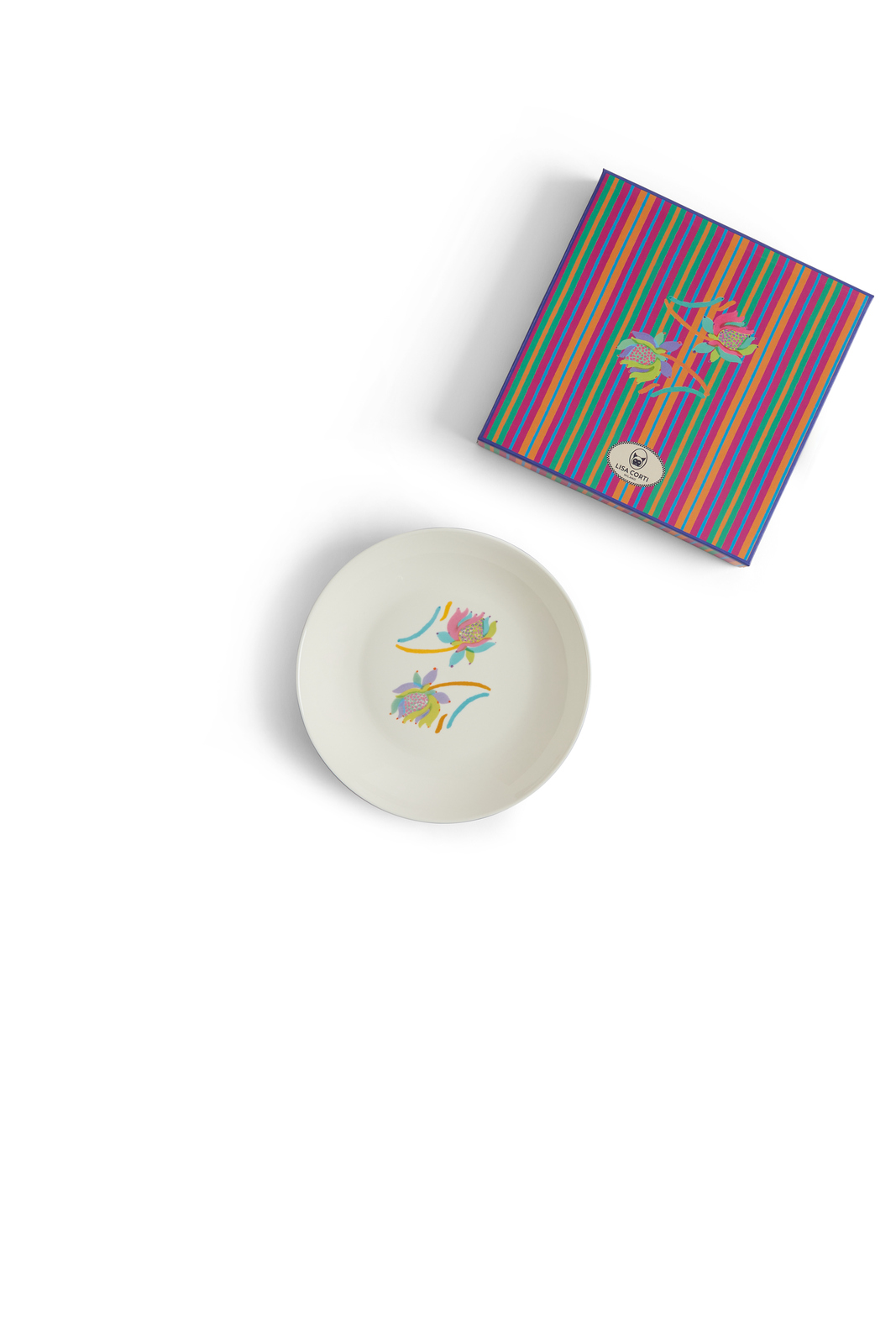 piatto fondo--japanese multicolor