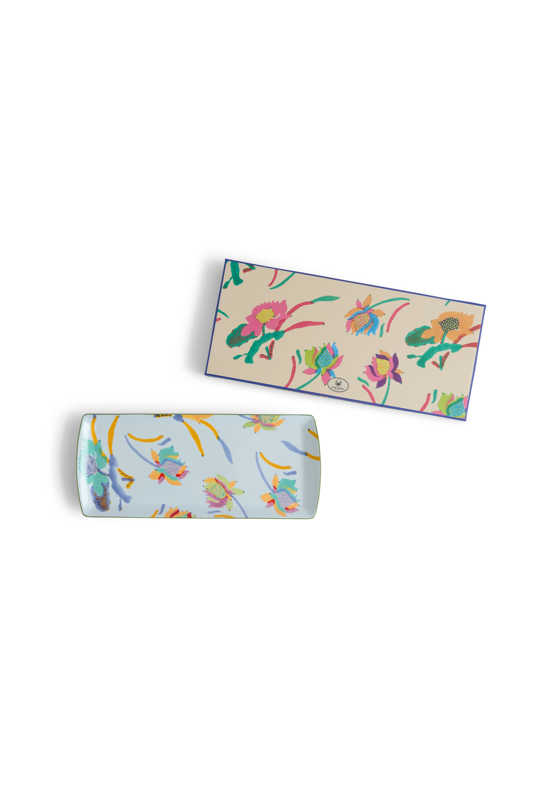 piatto da portata in porcellana--japanese light blue 