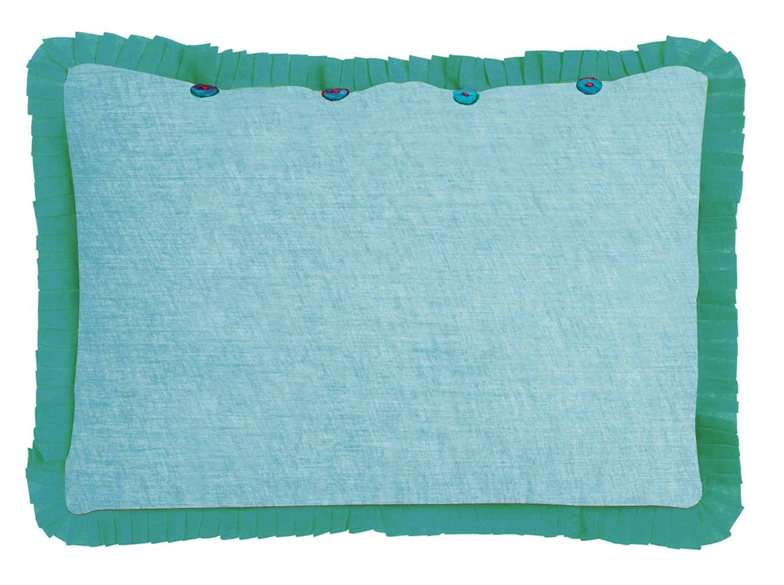 federa organza 35x50cm--light pervinch jade
