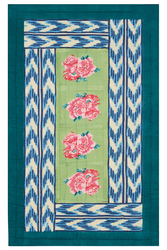 reversible quilt 110x180cm--nina rose mint