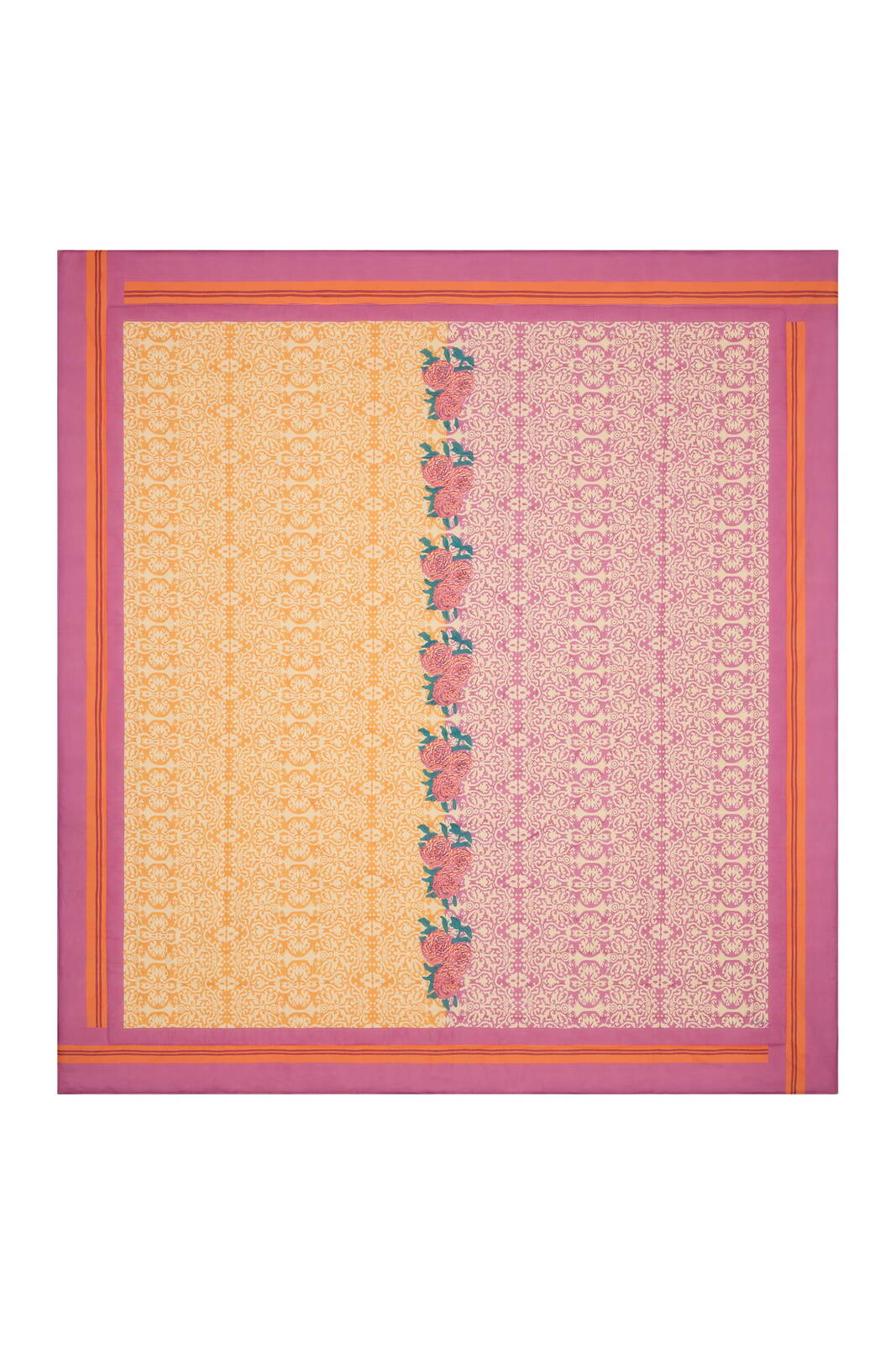 reversible quilt 250x270cm --dam dam lilac gold