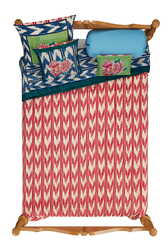 reversible quilt 250x270cm-- nina rose mint