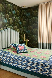 reversible quilt 180x270cm--nina rose mint