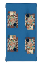 set di 2 tovagliette cotone 35x48cm--arabesque corolla natural coffee