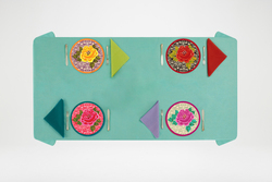 masonite placemat 34cm--sunrise celedon 