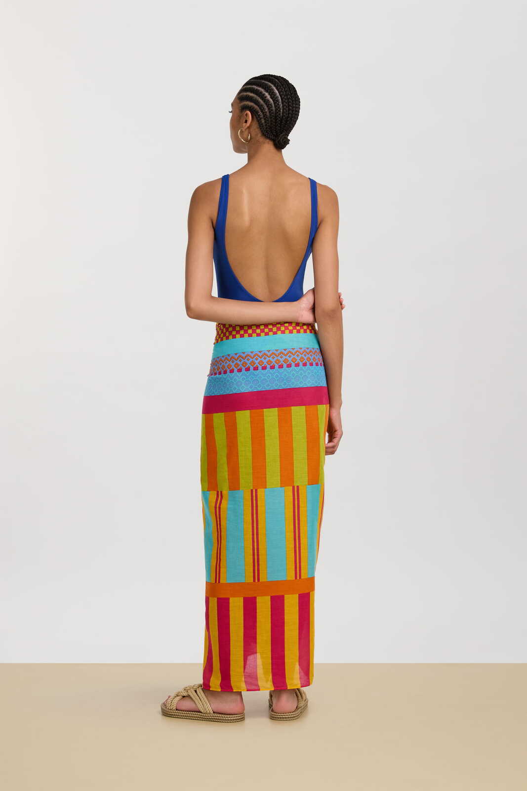 pareo--multistripes gold 