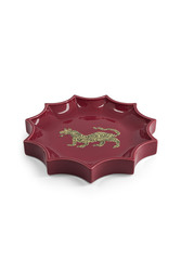 lisa corti x the socialite family tasca tray--tiger bordeaux 