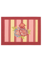 lisa corti x the socialite family cotton placemat 35x48cm--bold rose butter pink