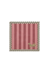 	tovagliolo cotone 50x50cm--tiger bordeaux