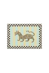 tovaglietta cotone 35x48cm--tiger light blue