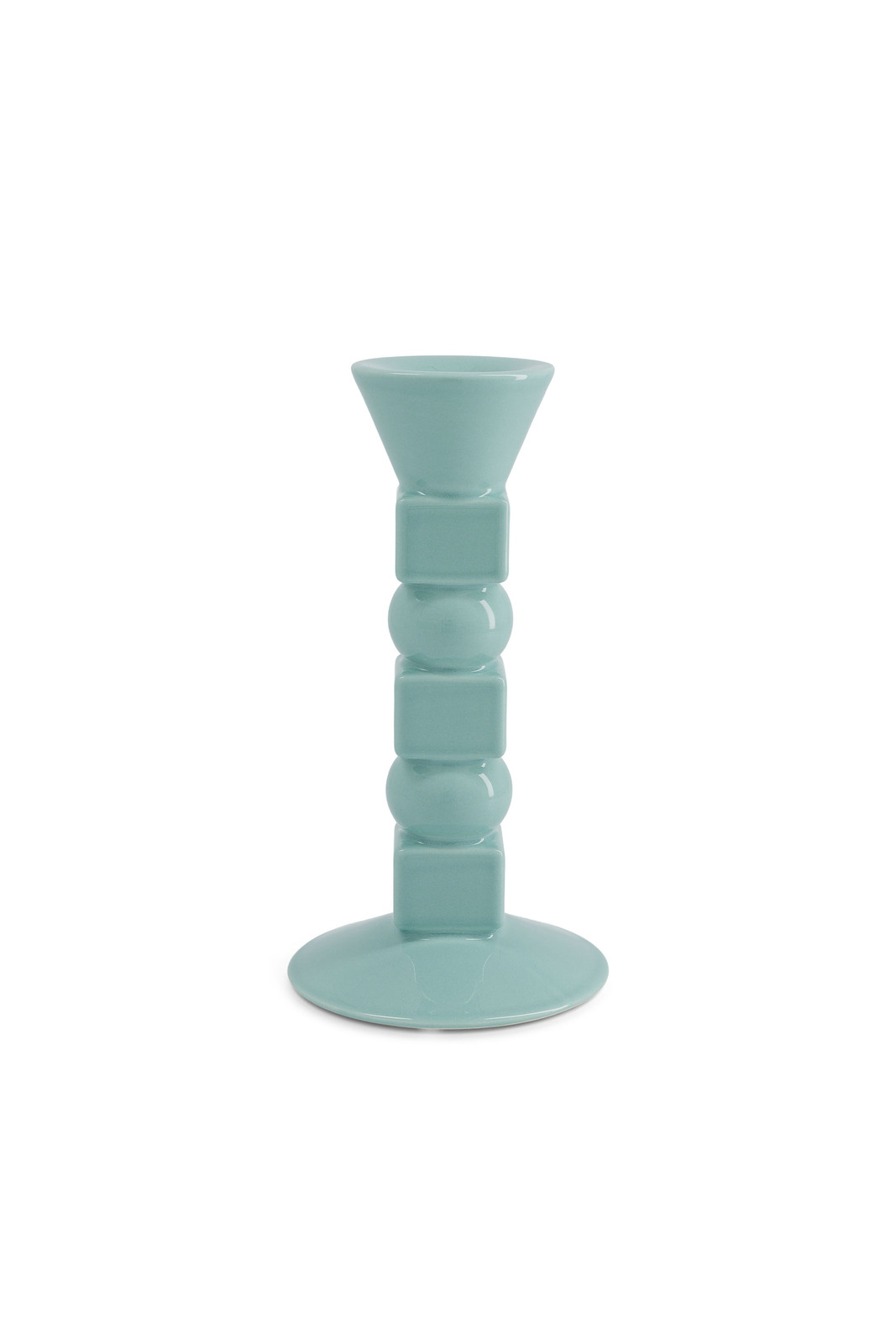 lisa corti x the socialite family anna big candleholder --light blue