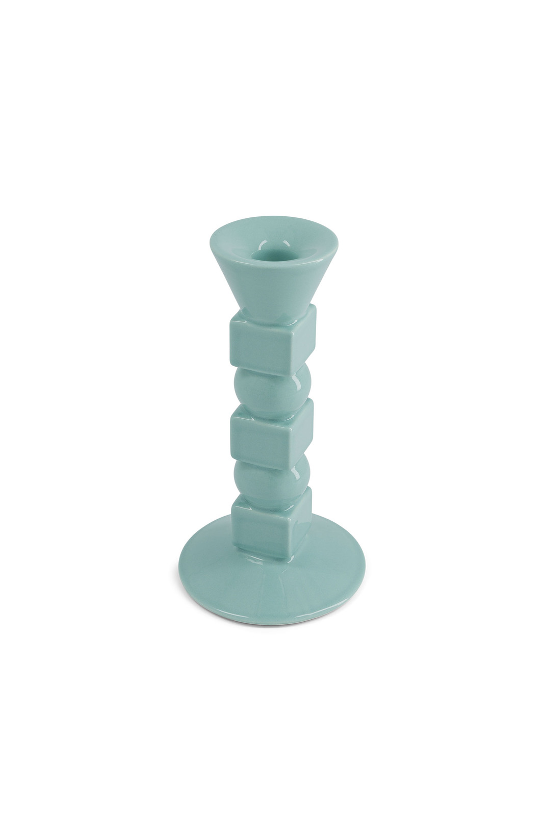 lisa corti x the socialite family anna big candleholder --light blue