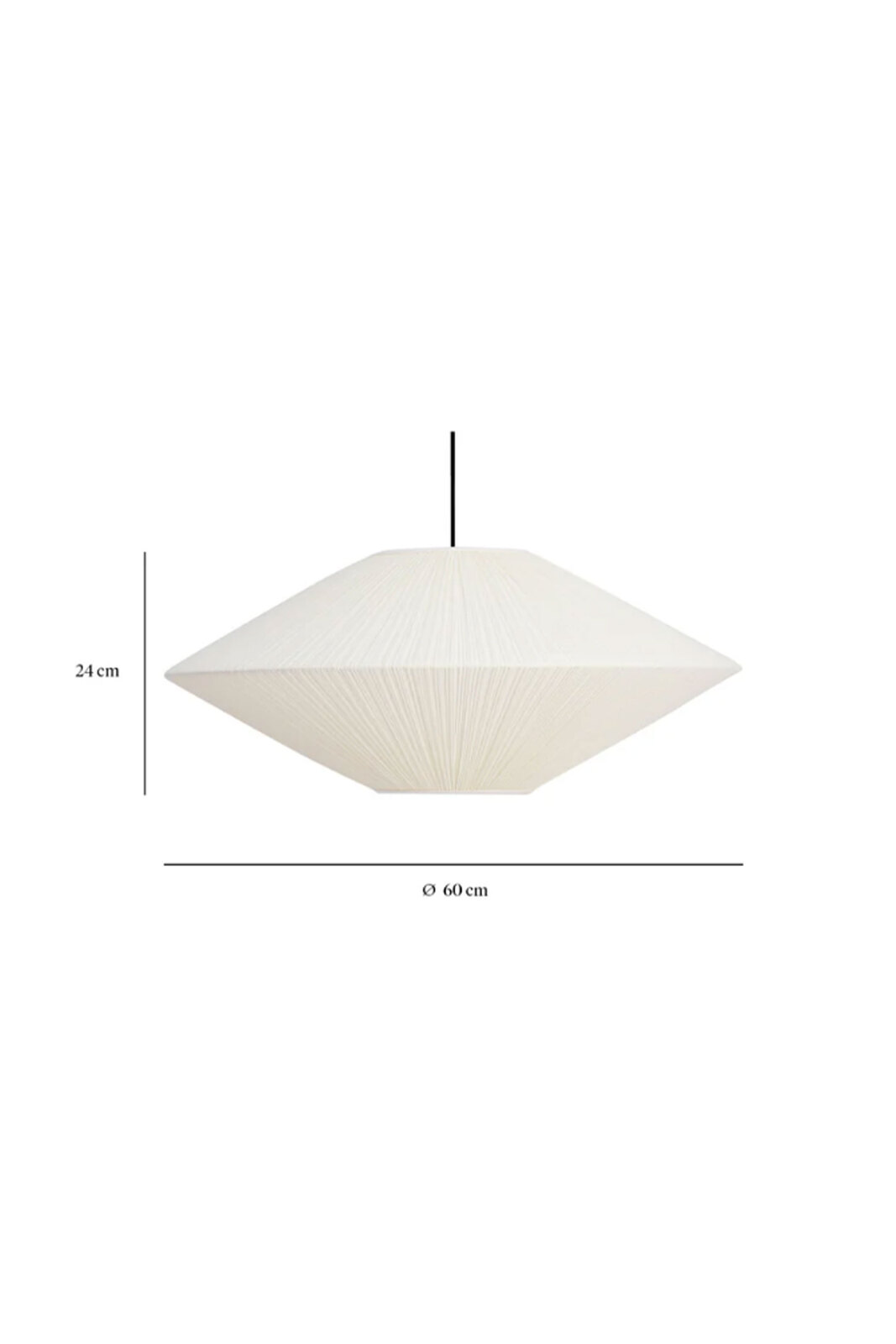lisa corti x the socialite family brera pendant light--double stripes bordeaux 